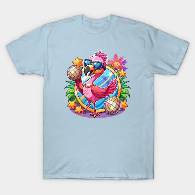 Hot Summer Disco T-Shirt by dojranliev